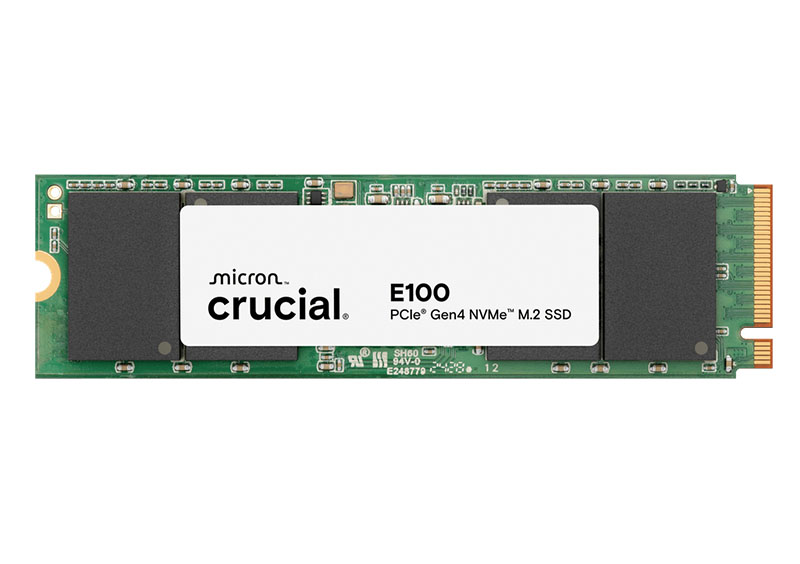 Crucial E100 480GB PCIe Gen4 NVMe M.2 SSD <b>(CT480E100SSD8)</b>