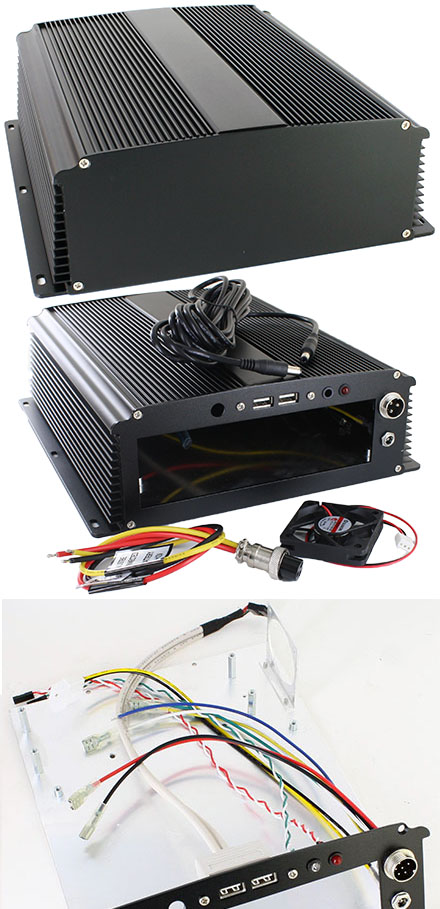 VoomPC-1B Mini-ITX CarPC enclosure (perfect for M2-ATX)